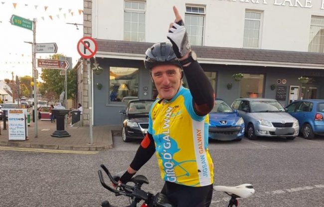 Charity Cyclist in Ireland